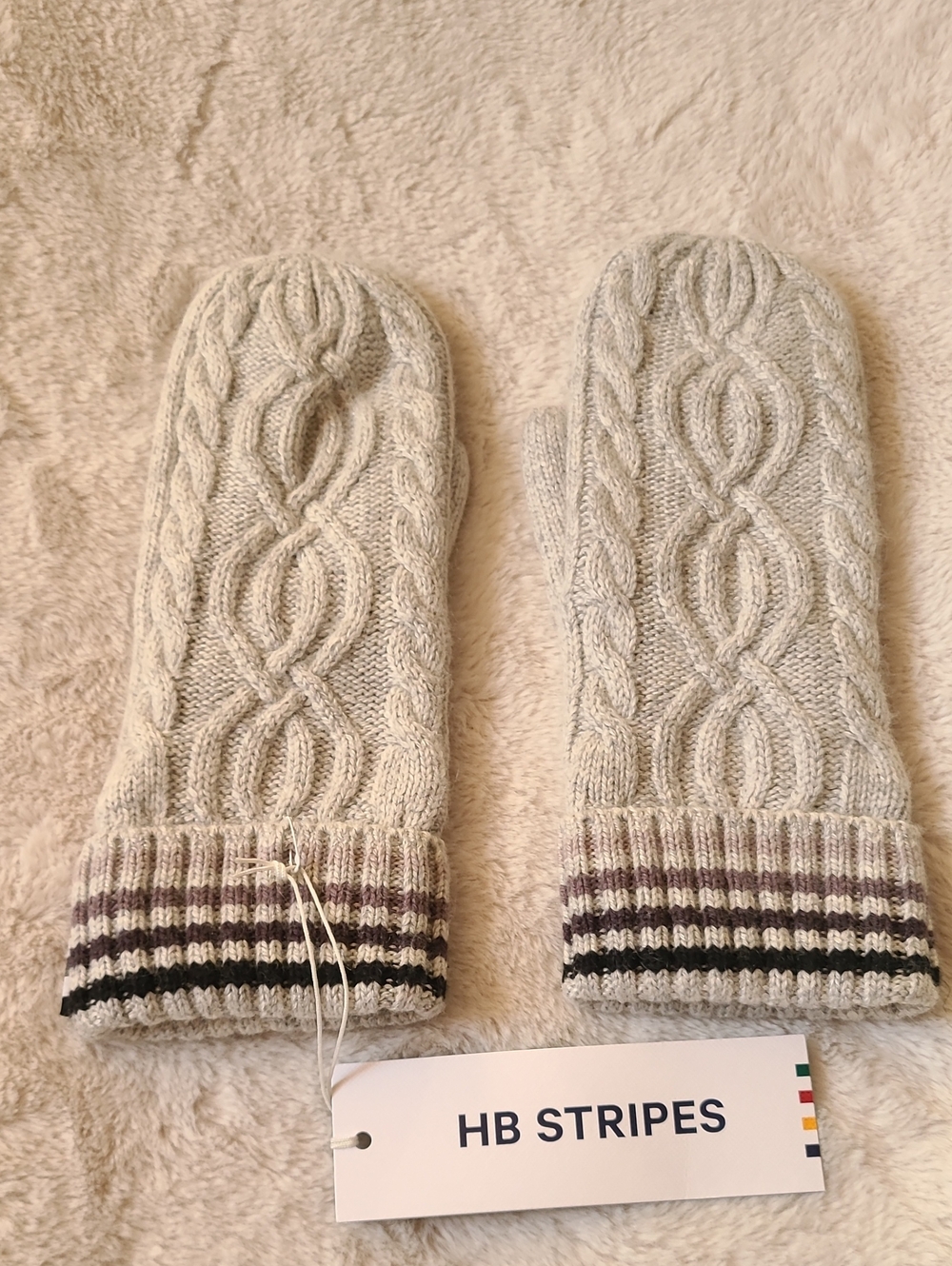 Hudson's Bay Company Stripes Womens Mitts